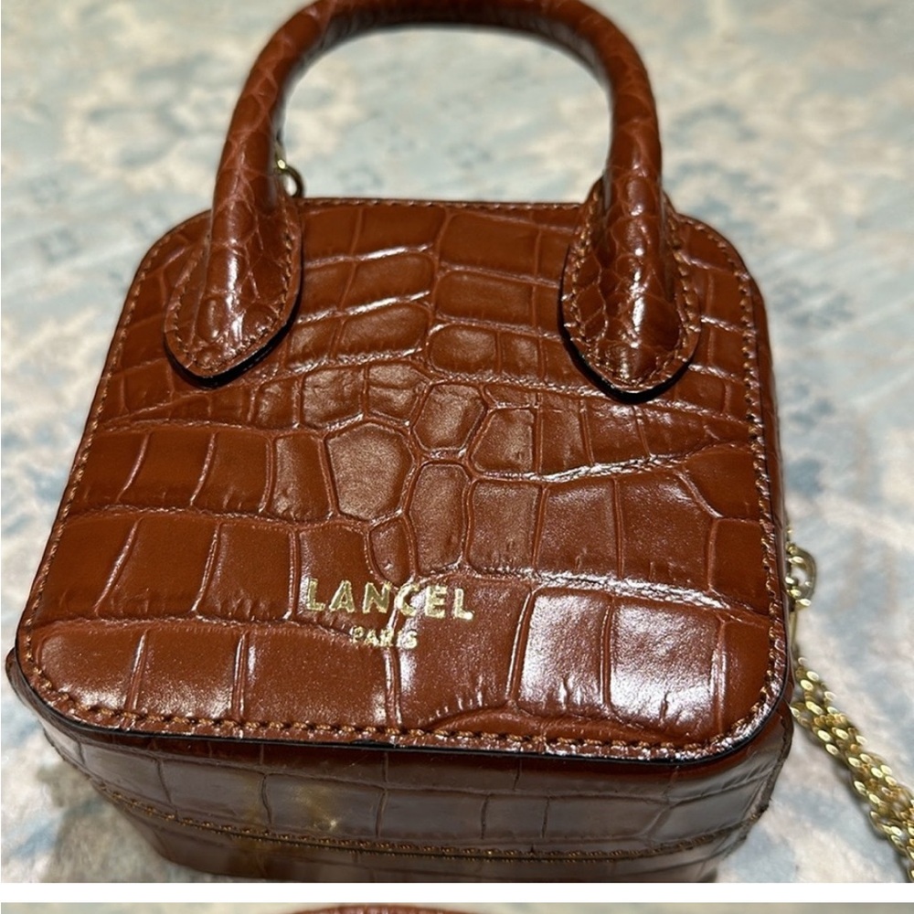 Paris Brown Croc-Embossed Women's Bag